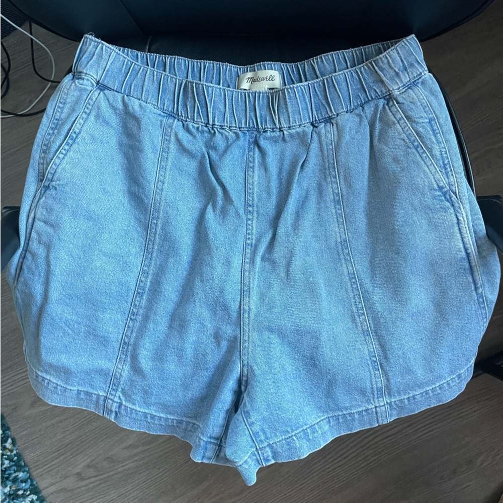 Madewell Denim Pull-Up Shorts